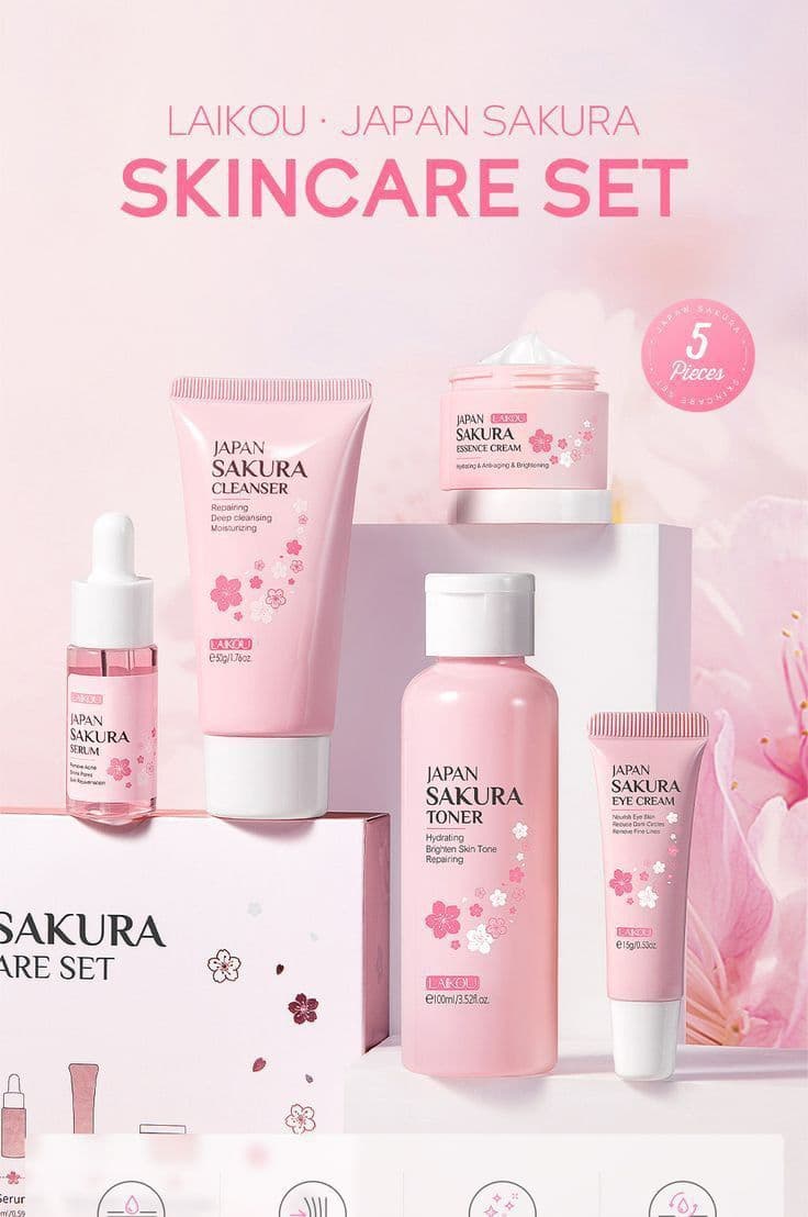 Sakura skincare set